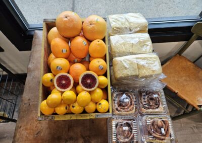 Photo of fruit and pastries at Fall City Meats and Seafood