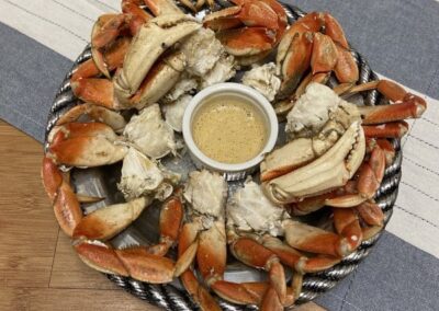 Photo of prepared Dungeness crab Fall City Meats and Seafood