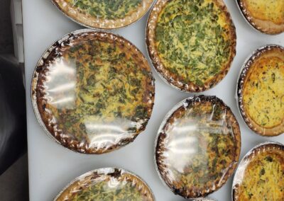 Photo of fresh made quiche at Fall City Meats and Seafood