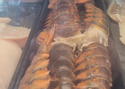 Photo of fresh lobster tails at Fall City Meats and Seafood