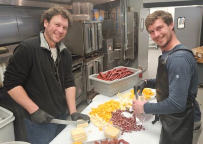 Photo of food prep at Fall City Meats and Seafood