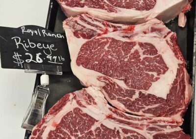 Photo of ribeye steaks at Fall City Meats and Seafood