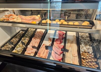 Photo of seafood bar at Fall City Meats and Seafood