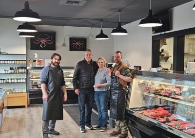 Photo of the shop floor at Fall City Meats and Seafood